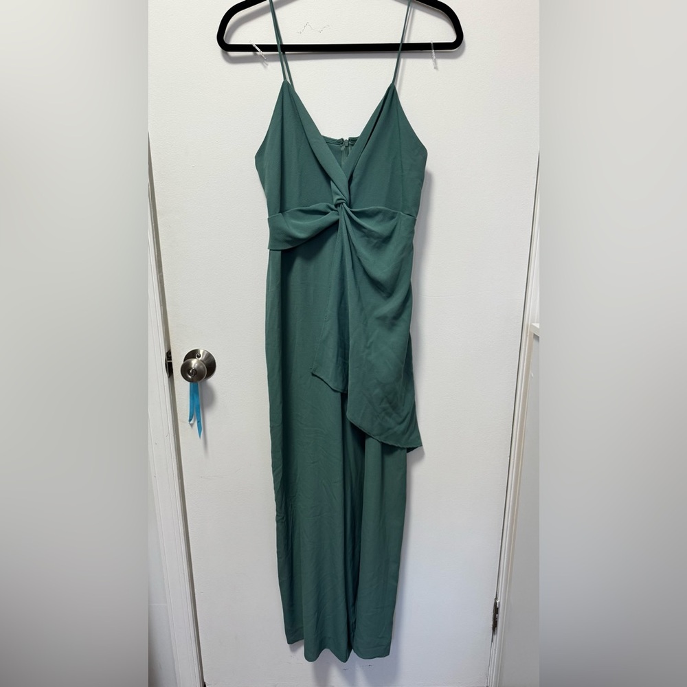 Zara elegant teal jumpsuit